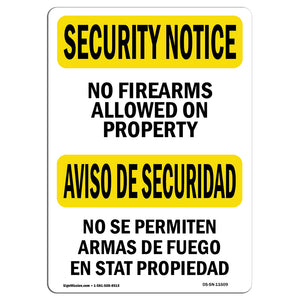 No Firearms Allowed On Property