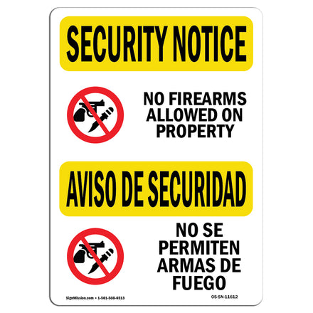 No Guns Allowed Bilingual