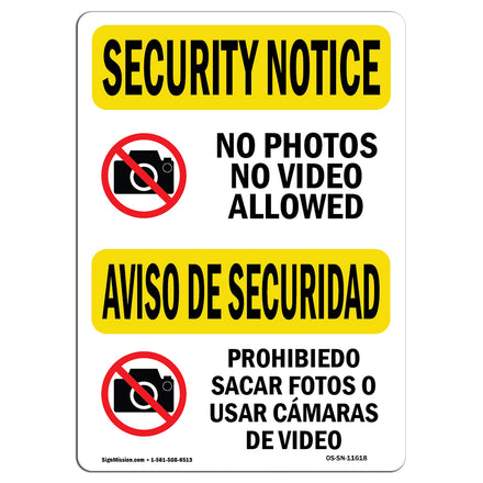 No Photos Or Video Allowed