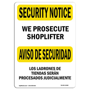 We Prosecute Shoplifters