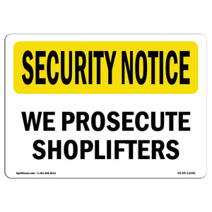 We Prosecute Shoplifters