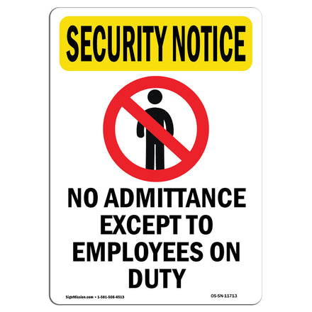 No Admittance Except Employees