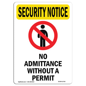 No Admittance Without A Permit