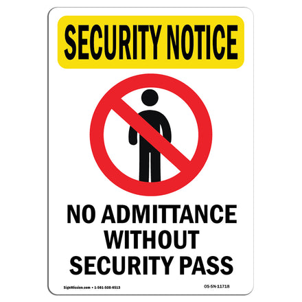 No Admittance Without Security Pass