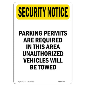 Parking Permits Required
