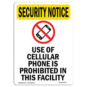 Cellular Phone Prohibited Facility