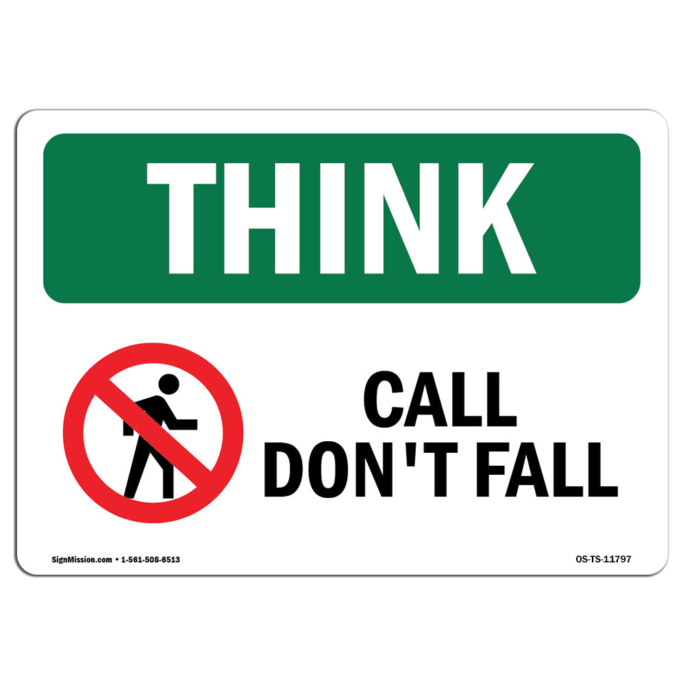 Call Don't Fall With Symbol