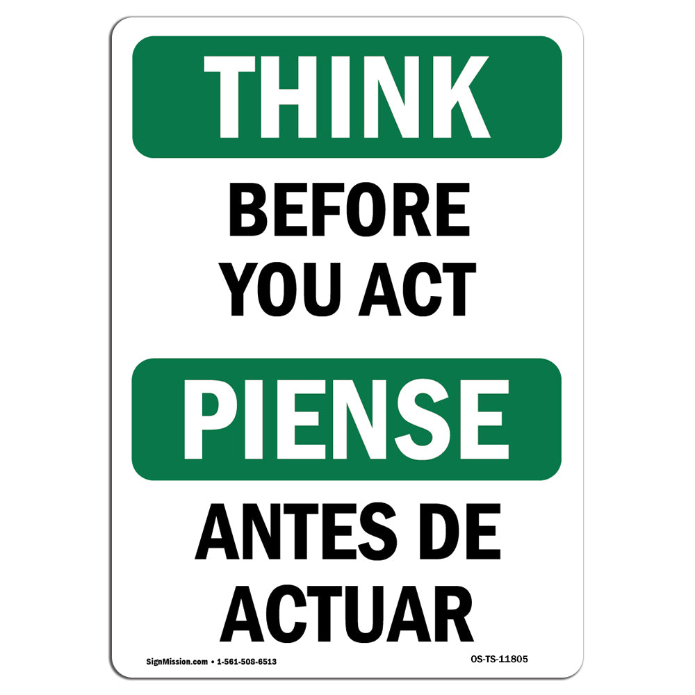 Before You Act