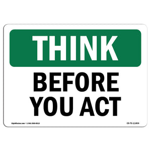 Before You Act