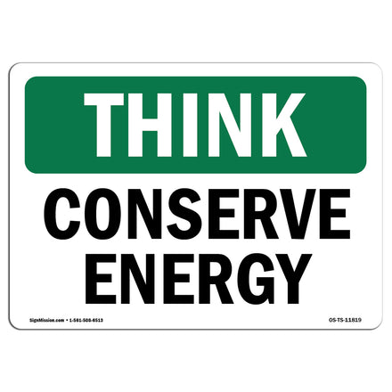 Conserve Energy