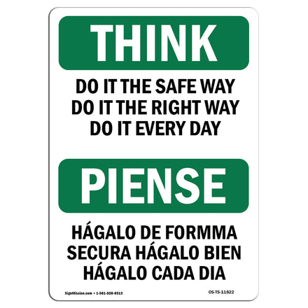 Do It The Safe Way The Right Way Every Day