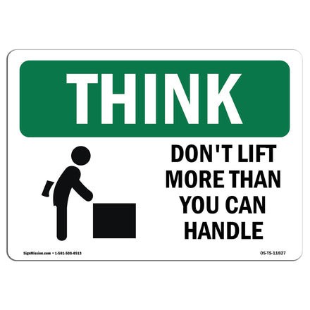 Don't Lift More Than You Can Handle