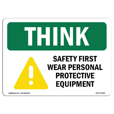 Wear PPE Symbol Bilingual