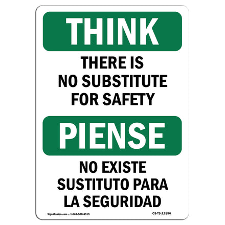 There Is No Substitute For Safety Bilingual