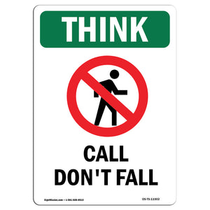 Call Don't Fall With Symbol