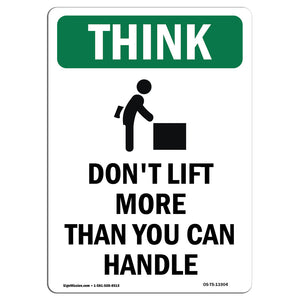 Don't Lift More Than You Can Handle