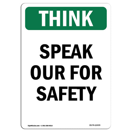 Speak Out For Safety