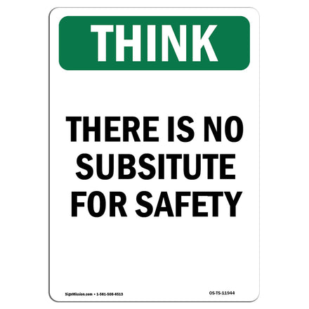 There Is No Substitute For Safety Bilingual