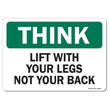 Lift With Your Legs Not Your Back