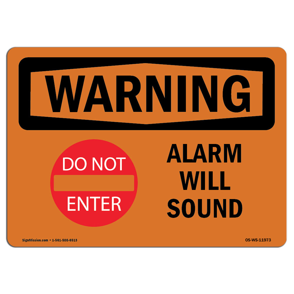 Alarm Will Sound With Symbol