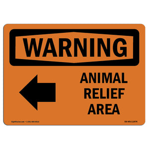 Animal Relief Area [Left Arrow] With Symbol