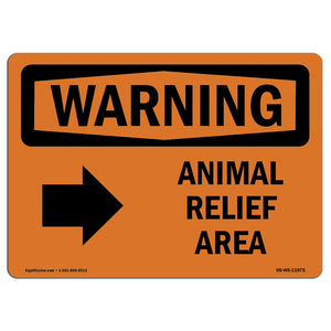 Animal Relief Area [Right Arrow] With Symbol