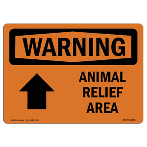 Animal Relief Area [Up Arrow] With Symbol