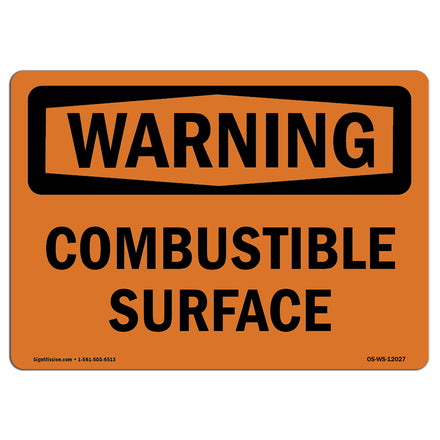 Combustible Surface