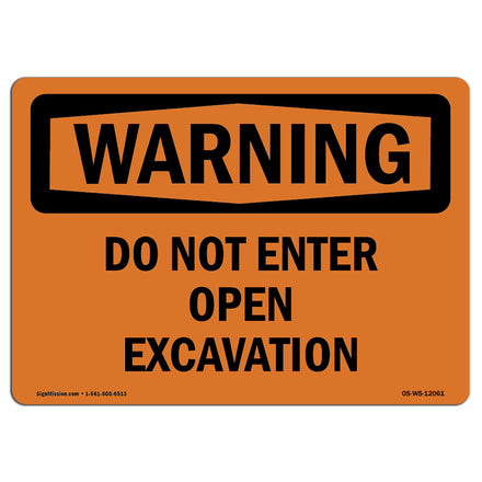 Do Not Enter Open Excavation