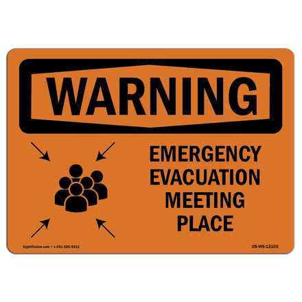 Emergency Evacuation Meeting Place With Symbol