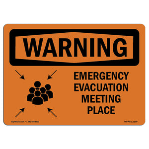 Emergency Evacuation Meeting Place With Symbol