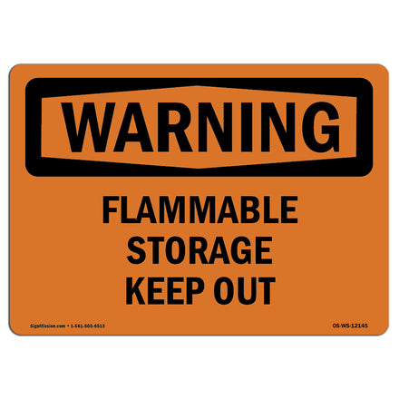 Flammable Storage Keep Out