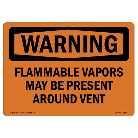 Flammable Vapors May Be Present Around Vent