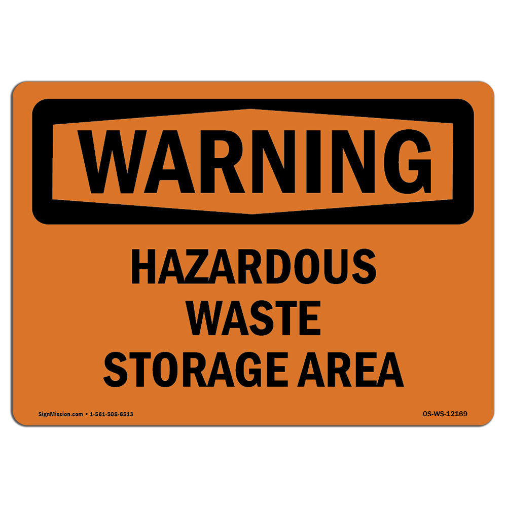 Hazardous Waste Storage Area