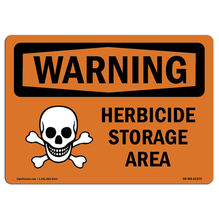 Herbicide Storage Area