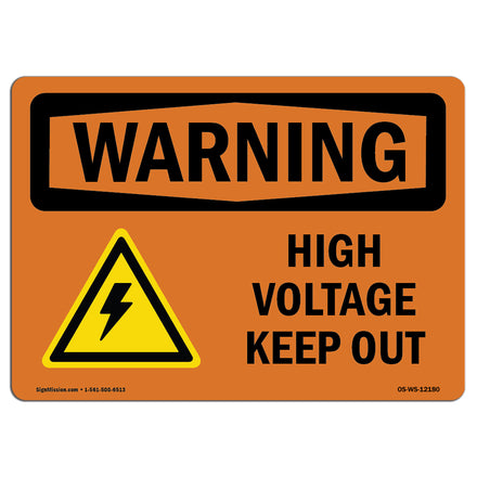 High Voltage Keep Out With Symbol