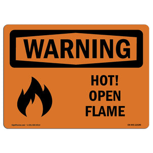 Hot! Open Flame With Symbol