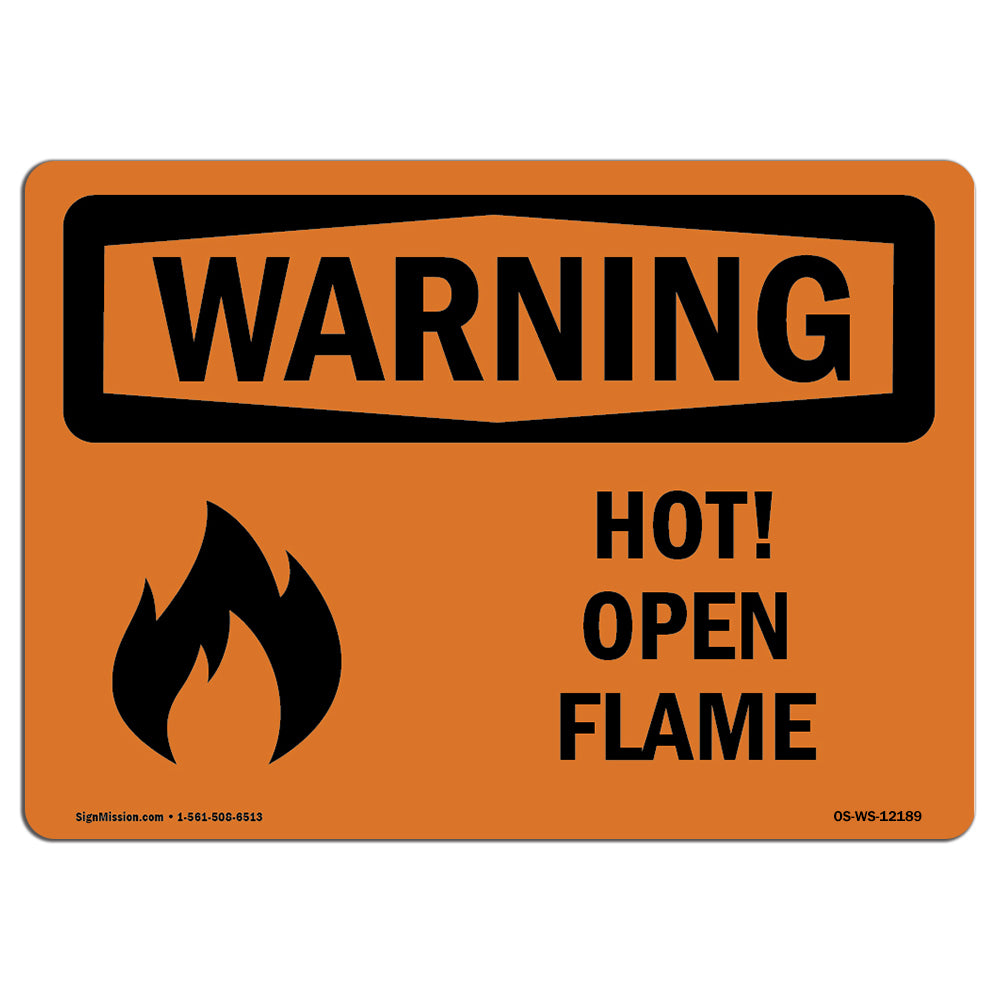 Hot! Open Flame With Symbol