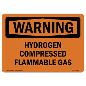 Hydrogen Compressed Flammable Gas