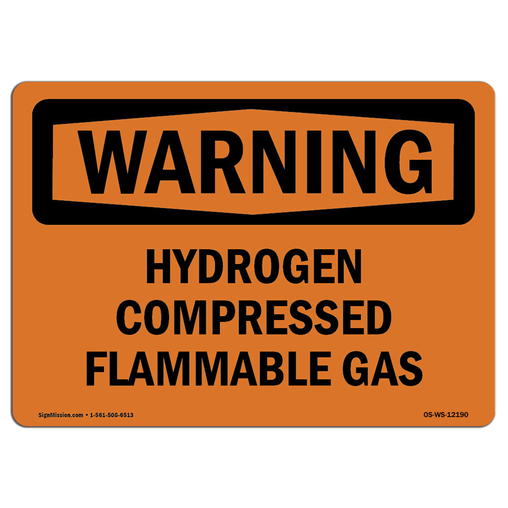 Hydrogen Compressed Flammable Gas