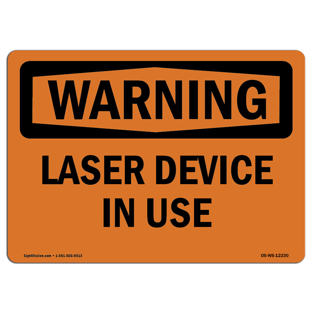 Laser In Use