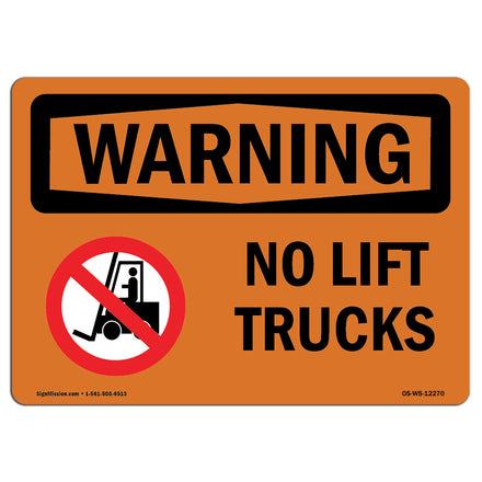 No Lift Trucks With Symbol