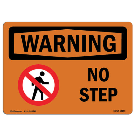 No Step With Symbol