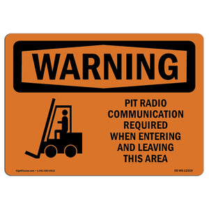 Pit Radio Communication Required With Symbol