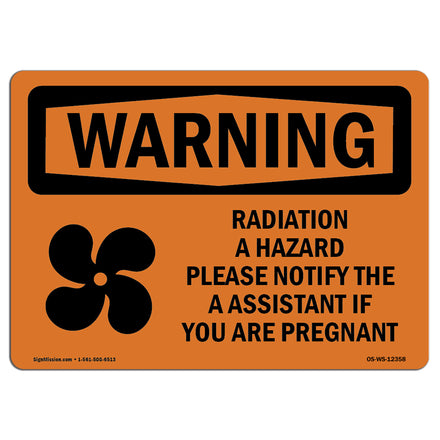 Radiation Hazard Please Notify With Symbol