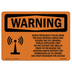 Radio Frequency Fields Near With Symbol