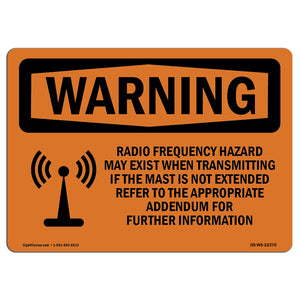 Radio Frequency Hazard May Exist With Symbol