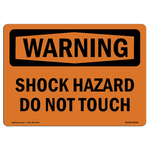 Shock Hazard Do Not Touch