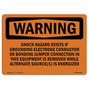 Shock Hazard Exists If Grounding Electrode