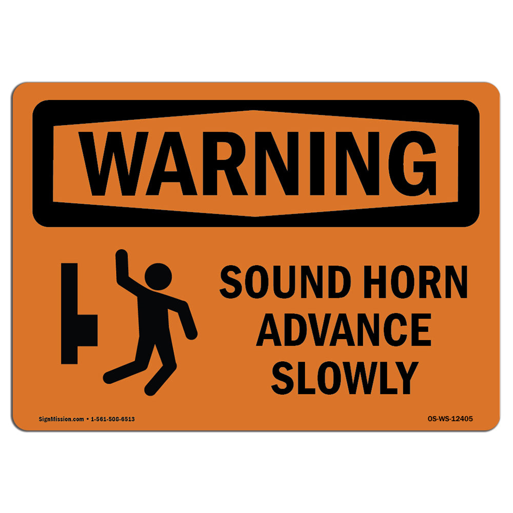 Sound Horn Advance Slowly With Symbol